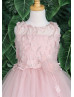 Lovely 3D Flowers Tulle Flower Girl Dress Lovely 3D Flowers Tulle Flower Girl Dress